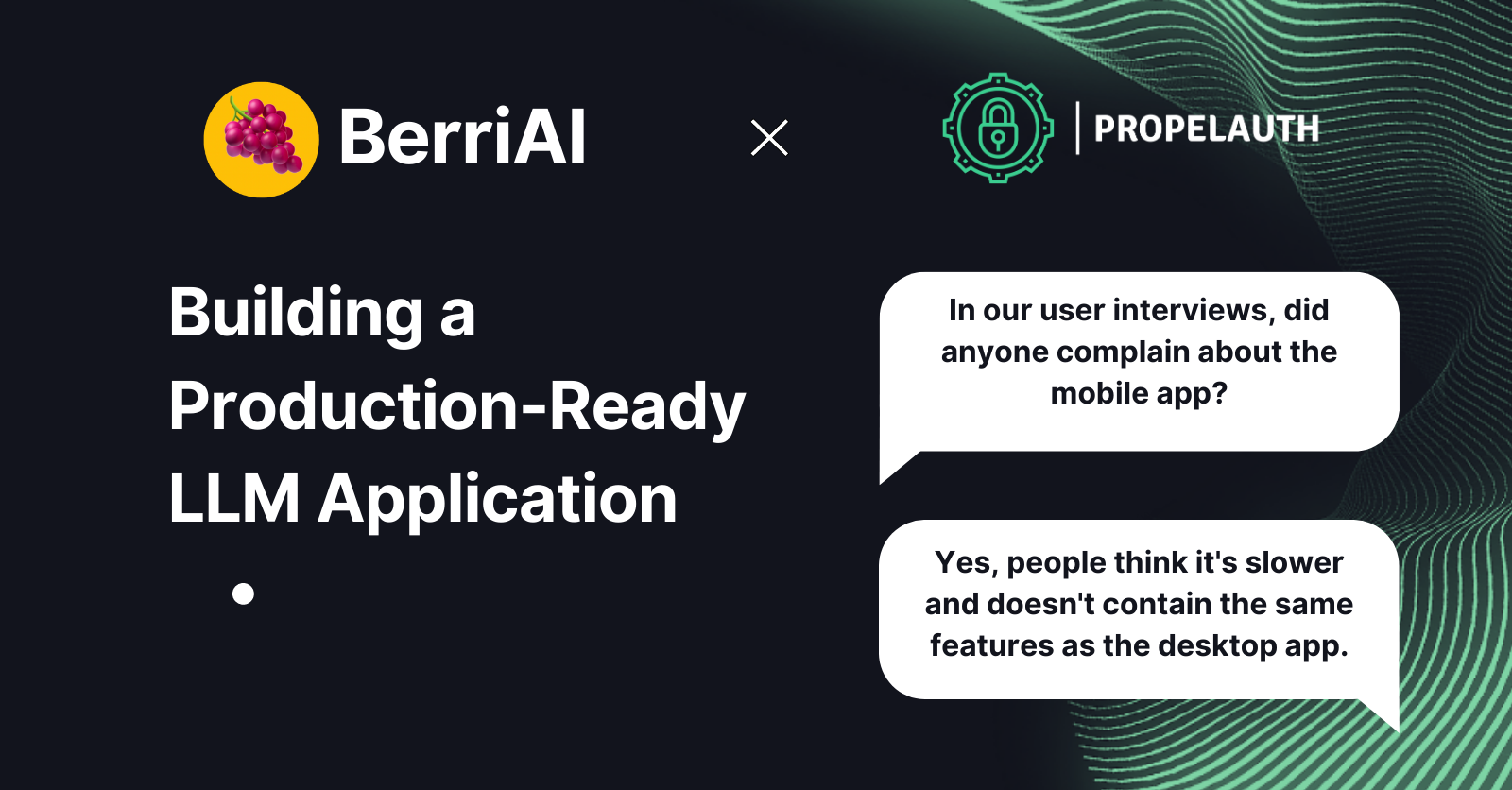 Building a production ready LLM application with BerriAI, PropelAuth, and Next.js