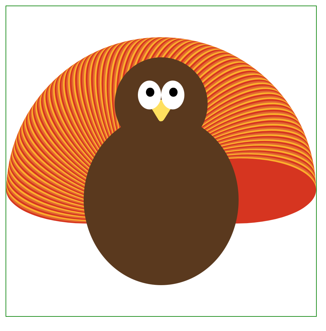 Image in article: Drawing a Turkey
with CSS