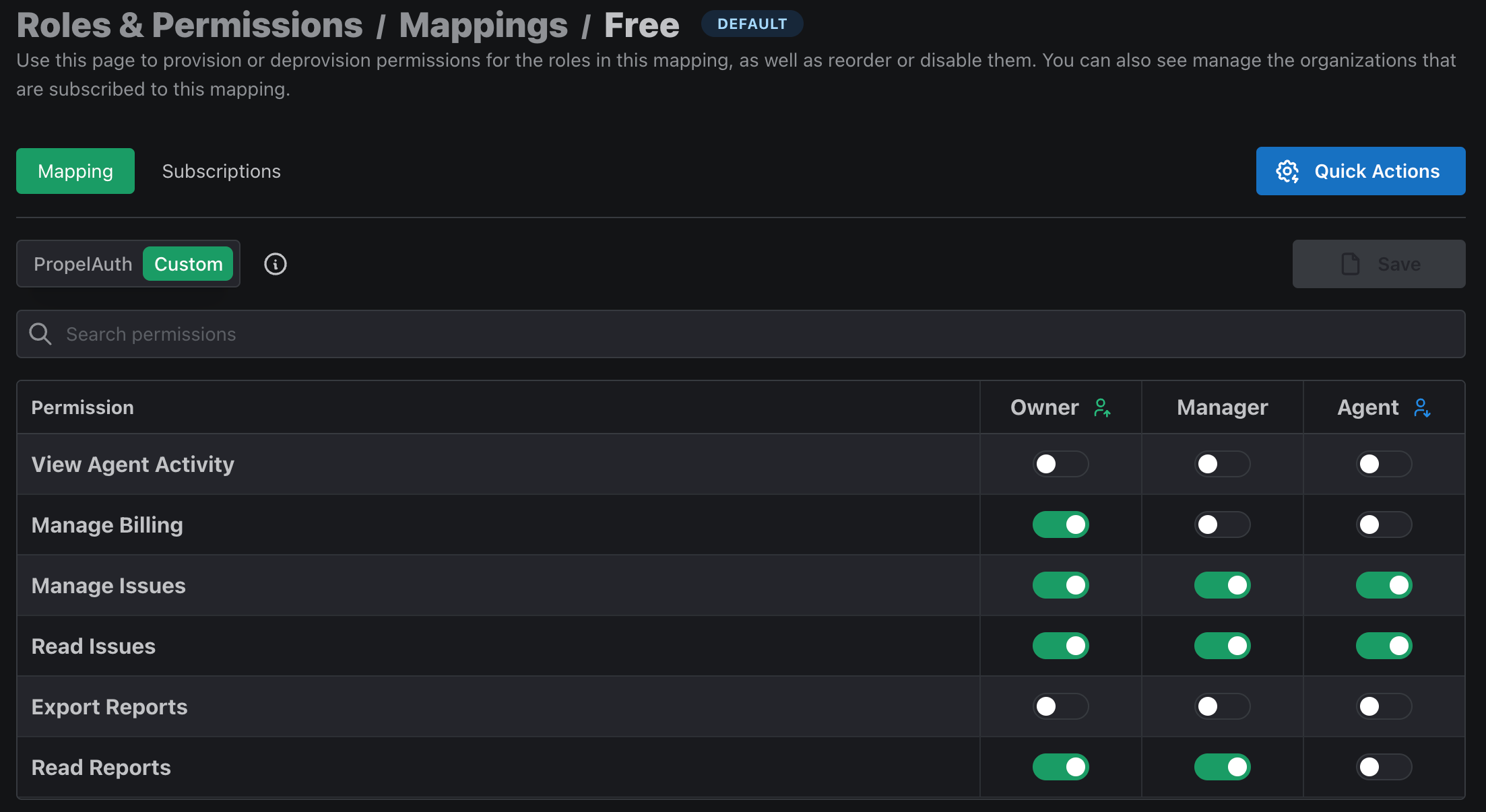 Image in article: Gating Paid Features with PropelAuth’s Role Mappings
