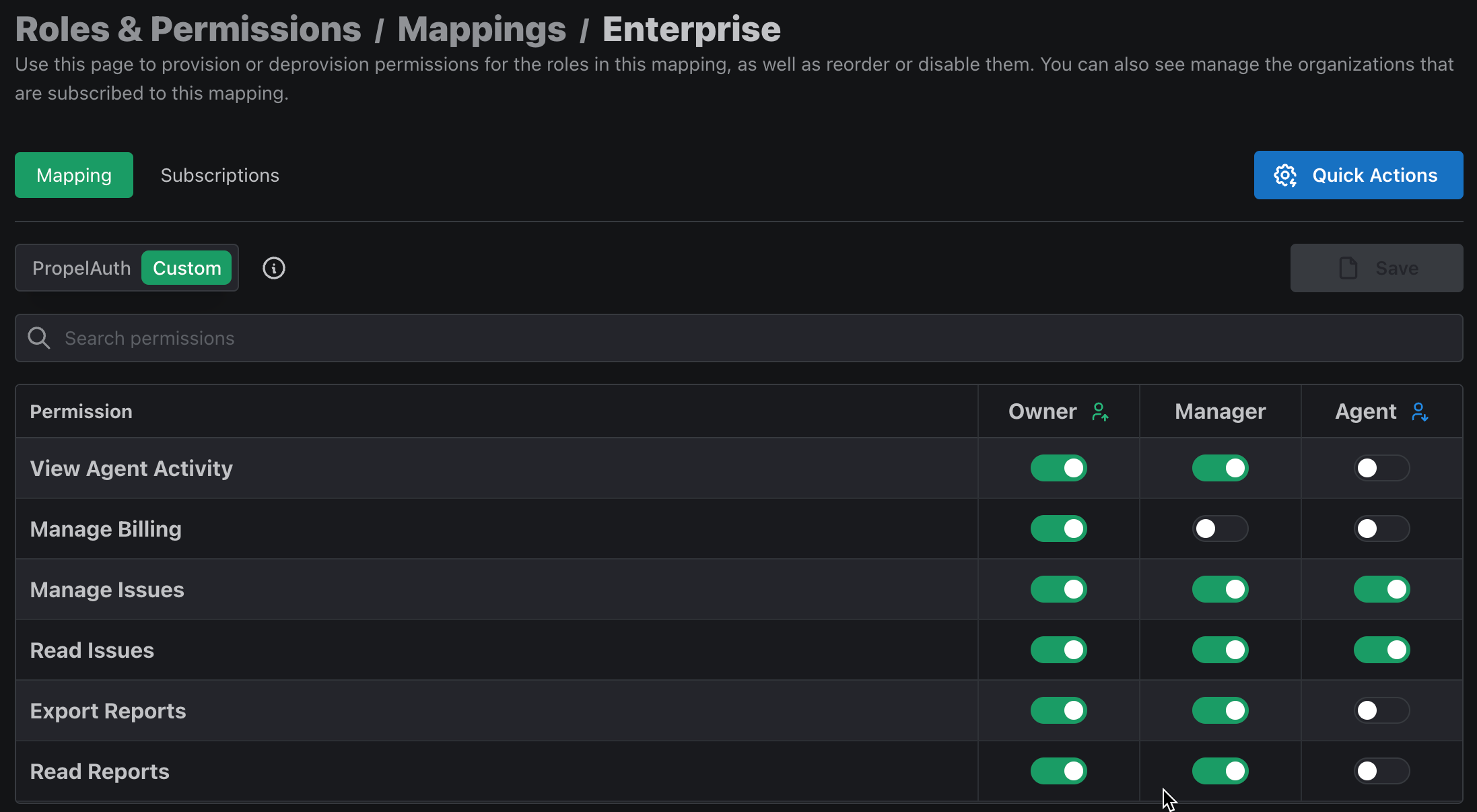 Image in article: Gating Paid Features with PropelAuth’s Role Mappings