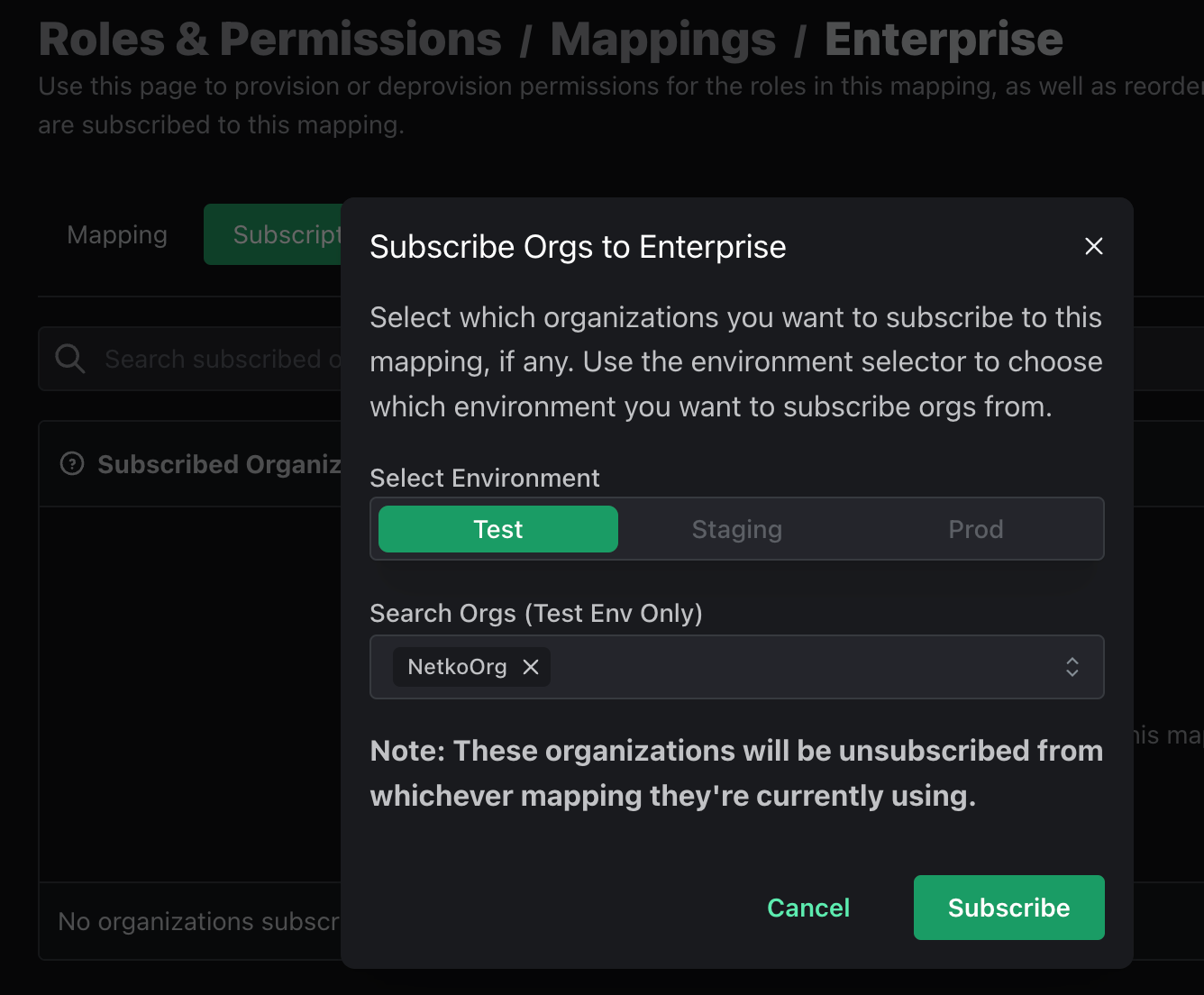 Image in article: Gating Paid Features with PropelAuth’s Role Mappings