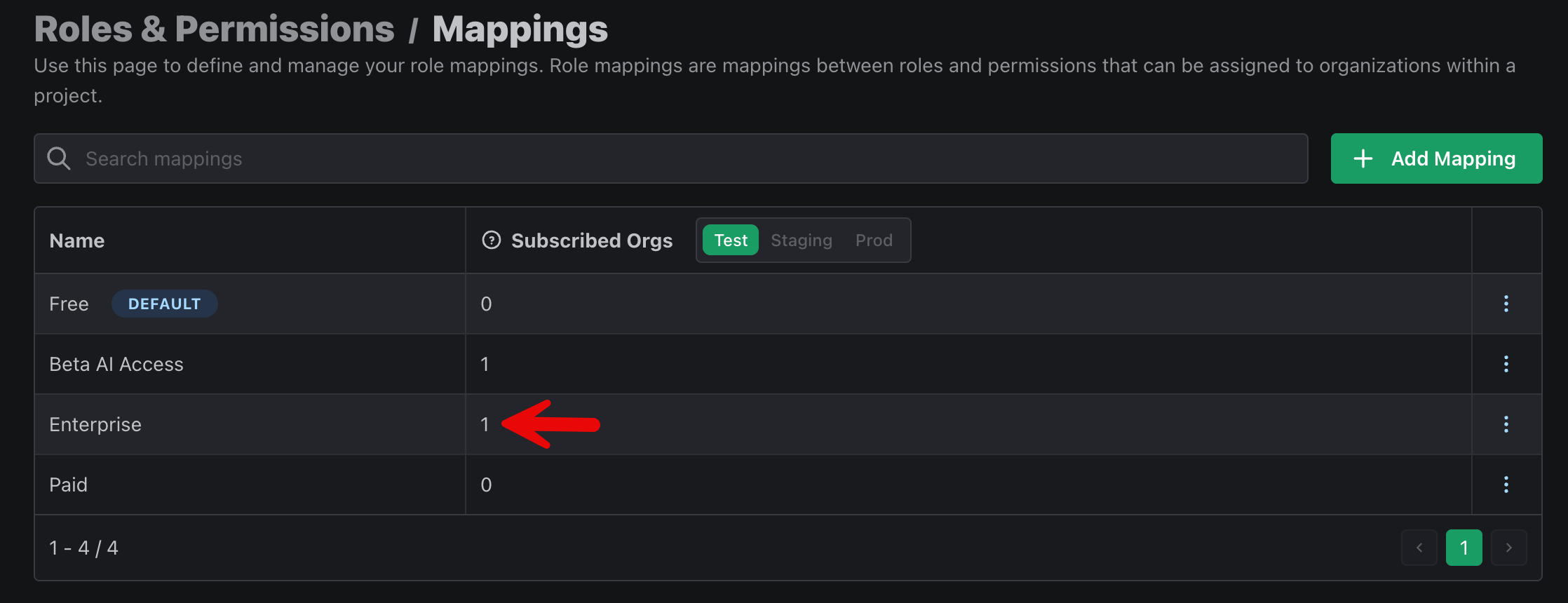 Image in article: Gating Paid Features with PropelAuth’s Role Mappings