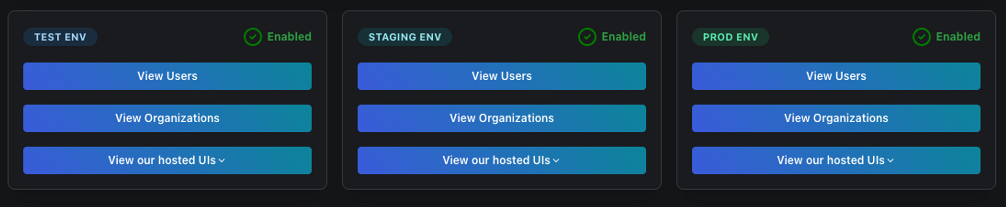 Image in article: PropelAuth Product Updates: Dashboard Revamp, Staging Env, and More