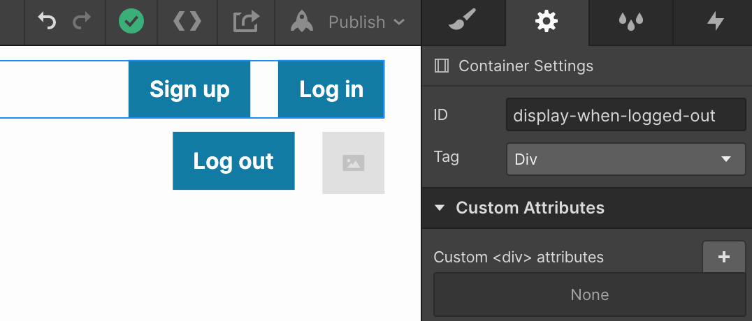 Image in article: Webflow Authentication with PropelAuth