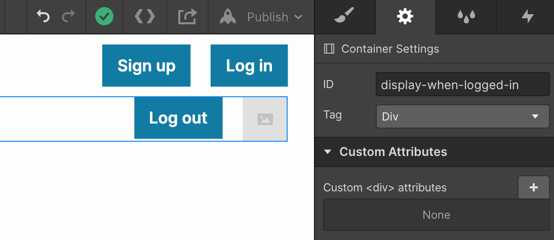 Image in article: Webflow Authentication with PropelAuth