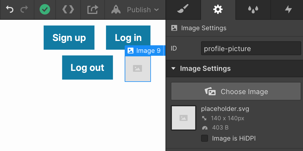 Image in article: Webflow Authentication with PropelAuth