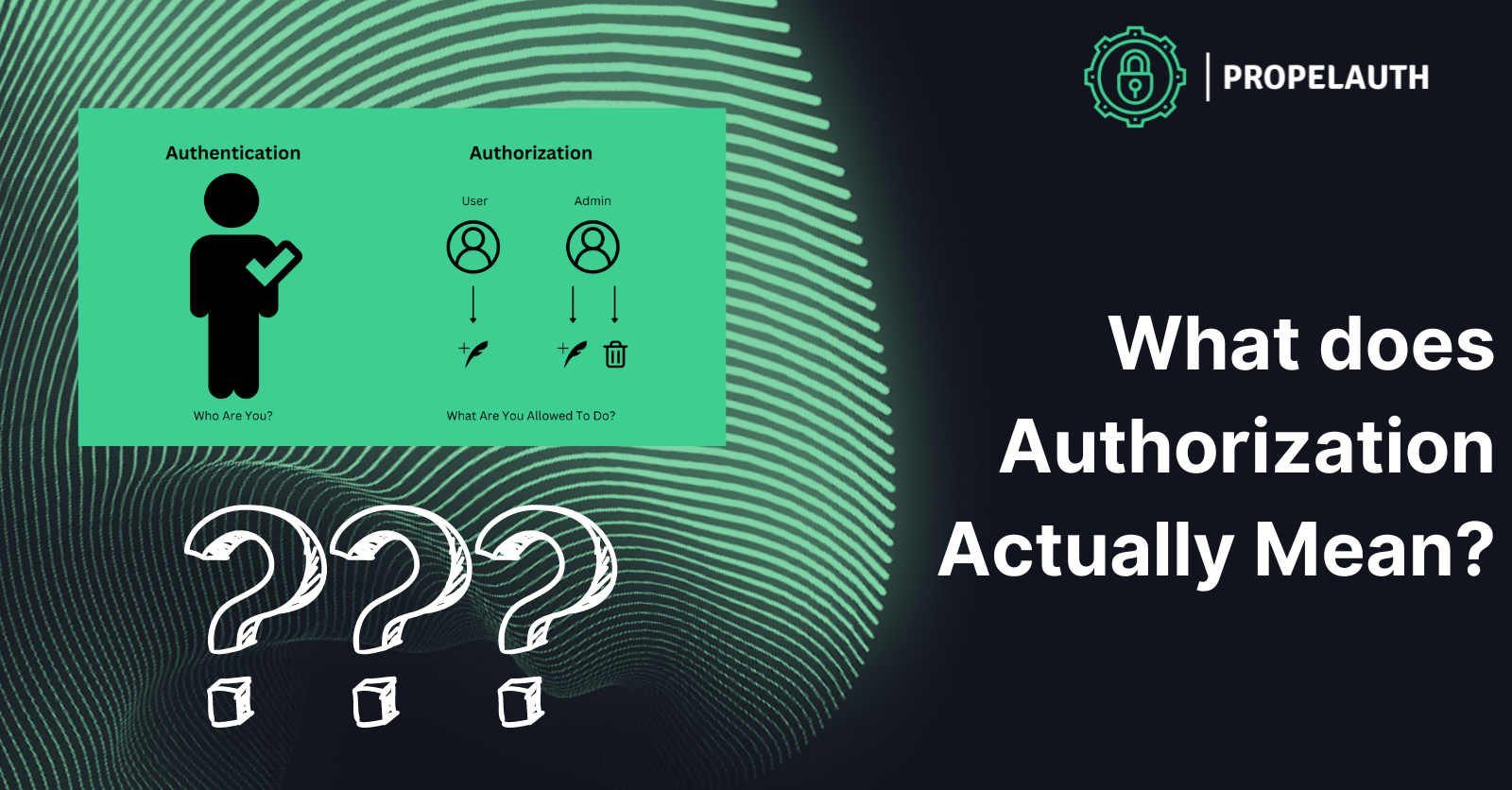 What Does Authorization Actually Mean